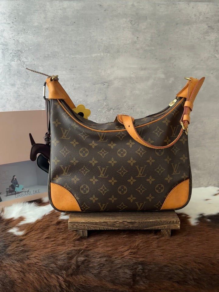 Louis Vuitton Monogram Boulogne Crossbody 🥐🤎｜Iconic Monogram × Crescent Silhouette × Everyday Versatility
