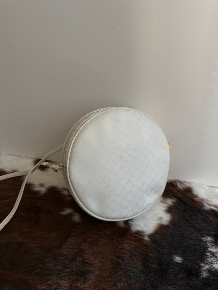 GUCCI Monogram Snow White Circle Bag 🤍｜Lightweight Elegance × Vintage Charm × Everyday Practicality✨