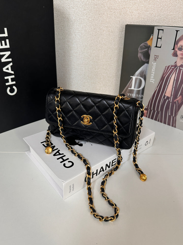 CHANEL Black Bead Shoulder Bag ✨🖤 Excellent Condition!