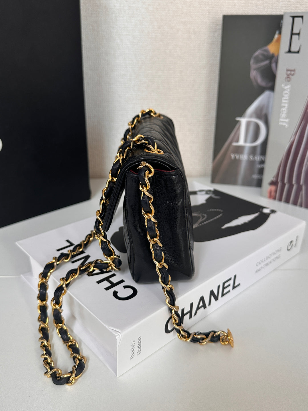 CHANEL Black Bead Shoulder Bag ✨🖤 Excellent Condition!
