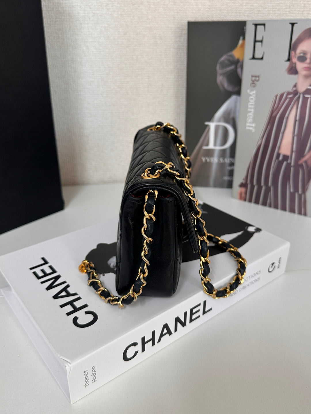 CHANEL Black Bead Shoulder Bag ✨🖤 Excellent Condition!