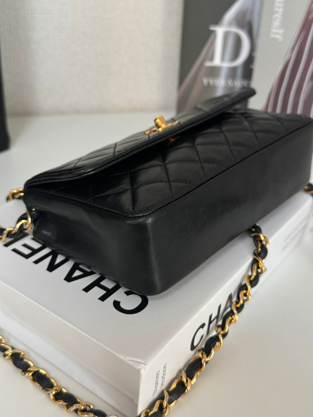 CHANEL Black Bead Shoulder Bag ✨🖤 Excellent Condition!
