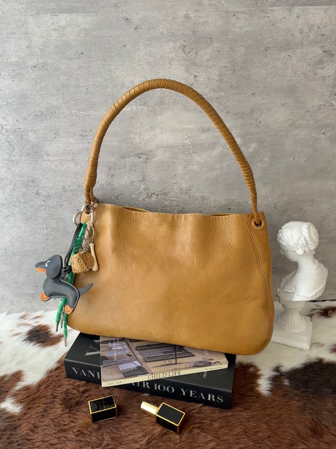 Bottega Veneta Soft Leather Hobo Bag 🤎🧡｜Supple Calfskin × Wrapped Handle × Spacious Silhouette