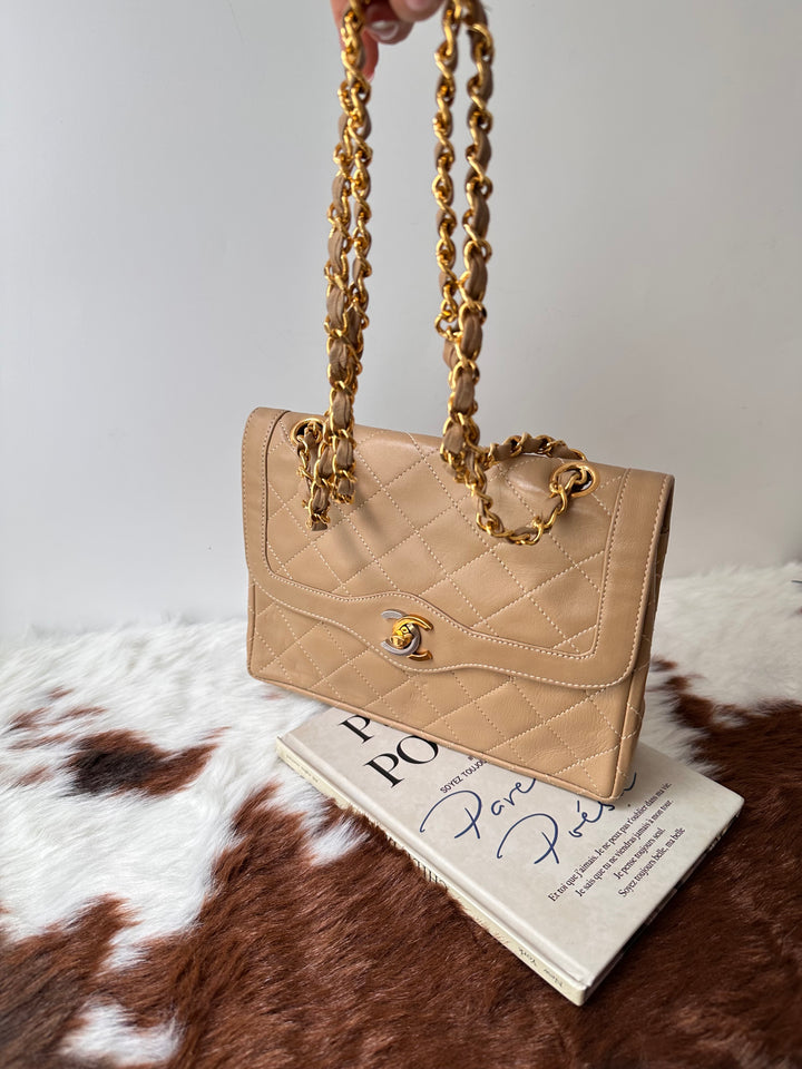 CHANEL Paris Limited Classic Flap Mini Bag 🤎✨｜Rare Mini Size × Milk Tea Beige × Collector’s Classic