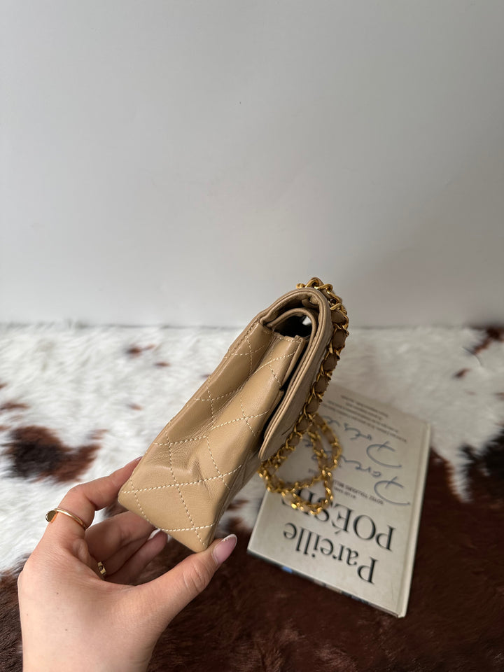 CHANEL Paris Limited Classic Flap Mini Bag 🤎✨｜Rare Mini Size × Milk Tea Beige × Collector’s Classic