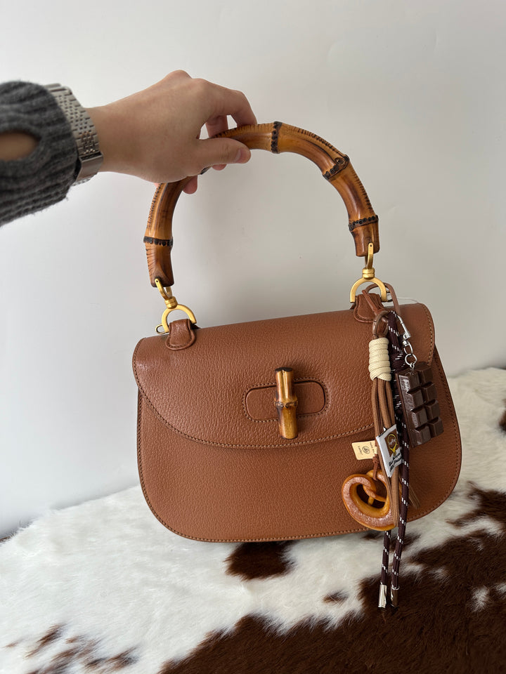 Gucci Caramel Bamboo Kelly Bag 🤎
