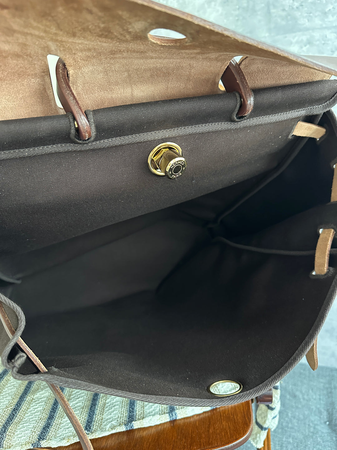 Hermes Herbag – Popular Color with Gold Hardware