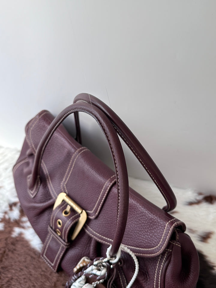 Celine Chocolate Stitch Hobo Bag ❤️🤎｜Baguette-Like Shape × Supple Calfskin × Spacious Everyday Carry