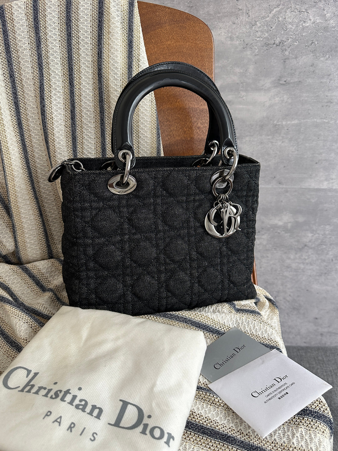 Dior Lady Dior Denim Bag – Full Set