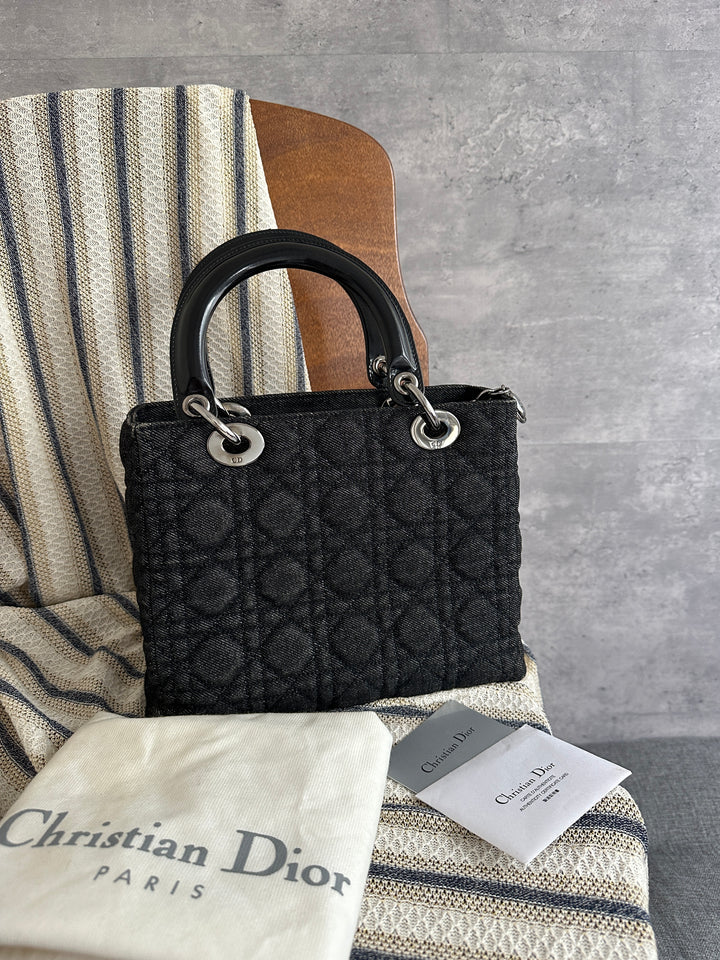 Dior Lady Dior Denim Bag – Full Set