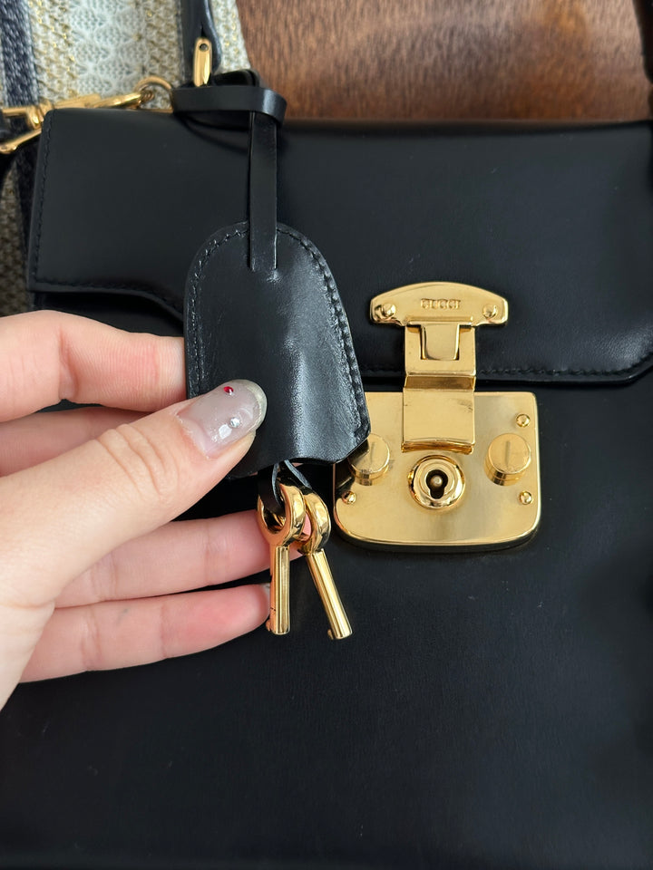 Gucci Padlock Small Kelly Bag – Black (Full Set)