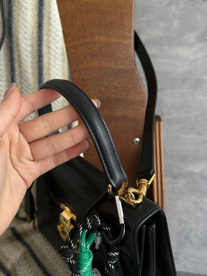 Gucci Padlock Small Kelly Bag – Black (Full Set)