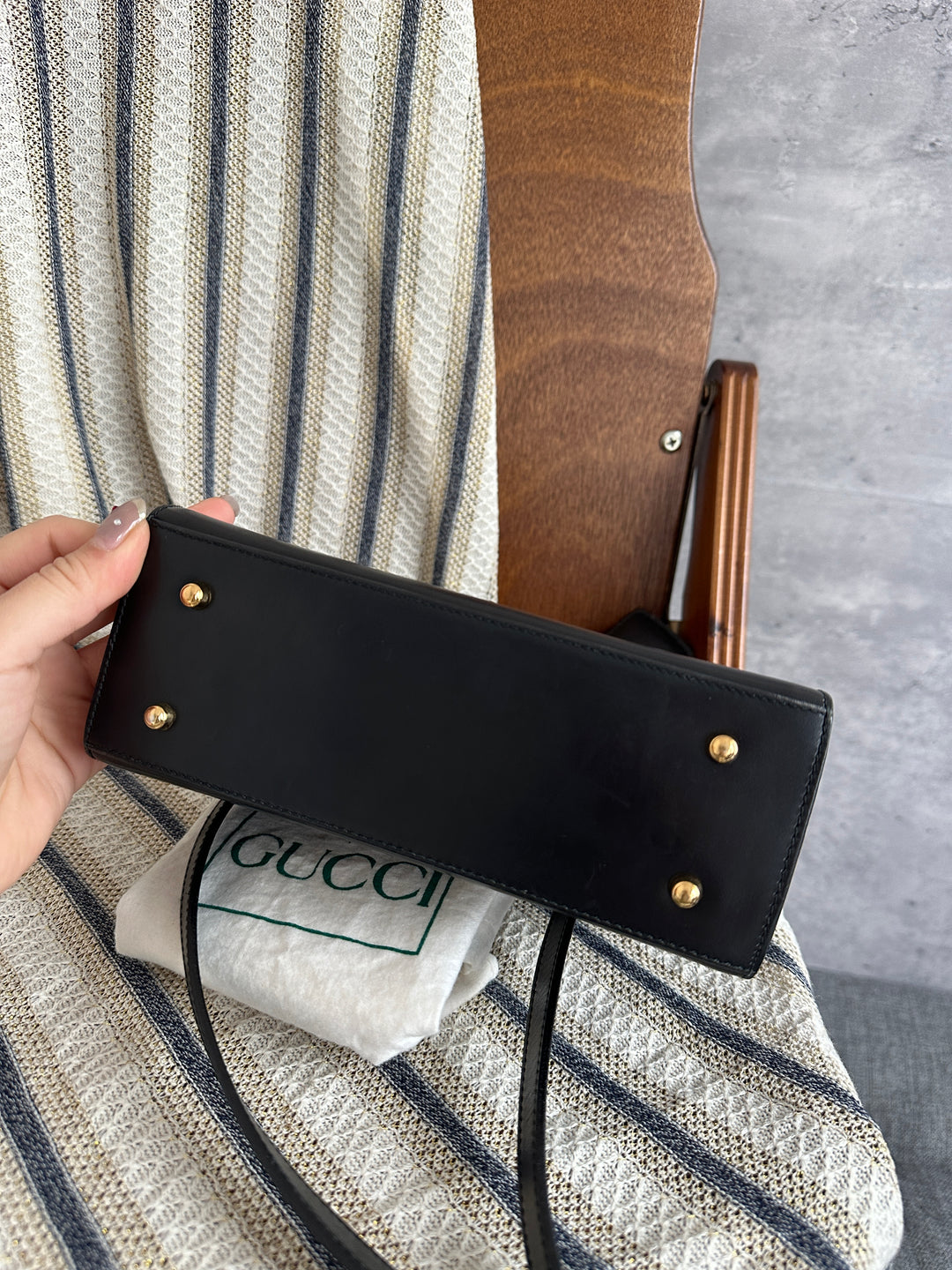 Gucci Padlock Small Kelly Bag – Black (Full Set)