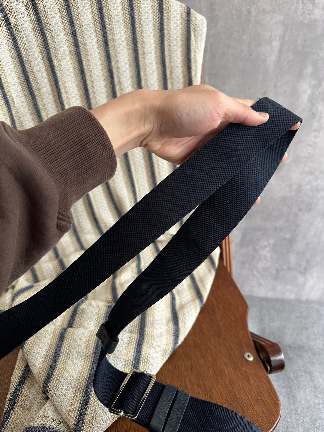DIOR Oblique Monogram Shoulder Bag Blue Canvas 🖤｜Iconic Monogram × Adjustable Strap × Everyday Chic✨