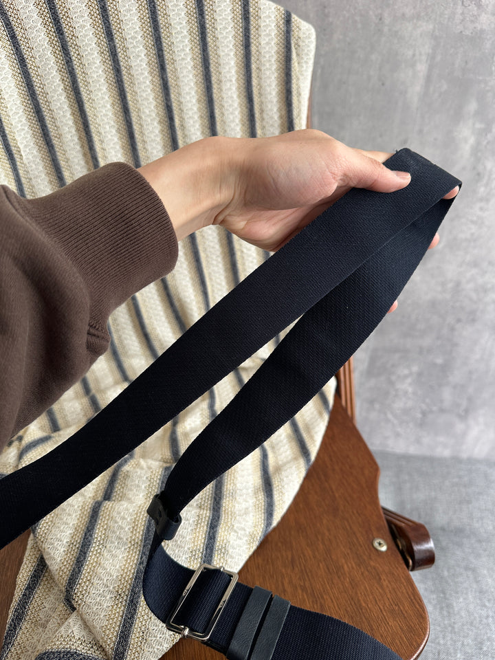 DIOR Oblique Monogram Shoulder Bag Blue Canvas 🖤｜Iconic Monogram × Adjustable Strap × Everyday Chic✨