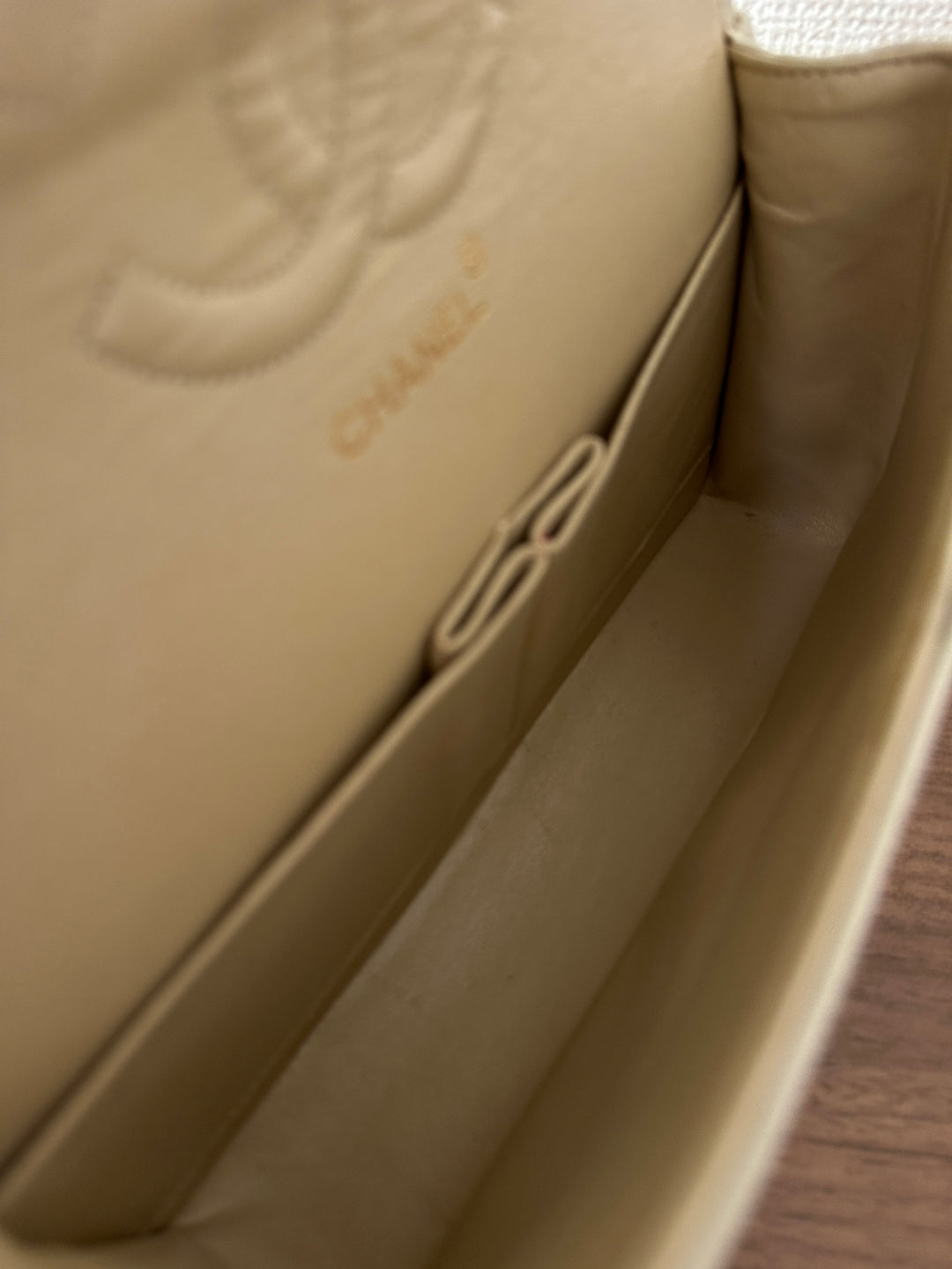 Chanel Fabric Classic Flap 25🤍 | Timeless Elegance in Ivory