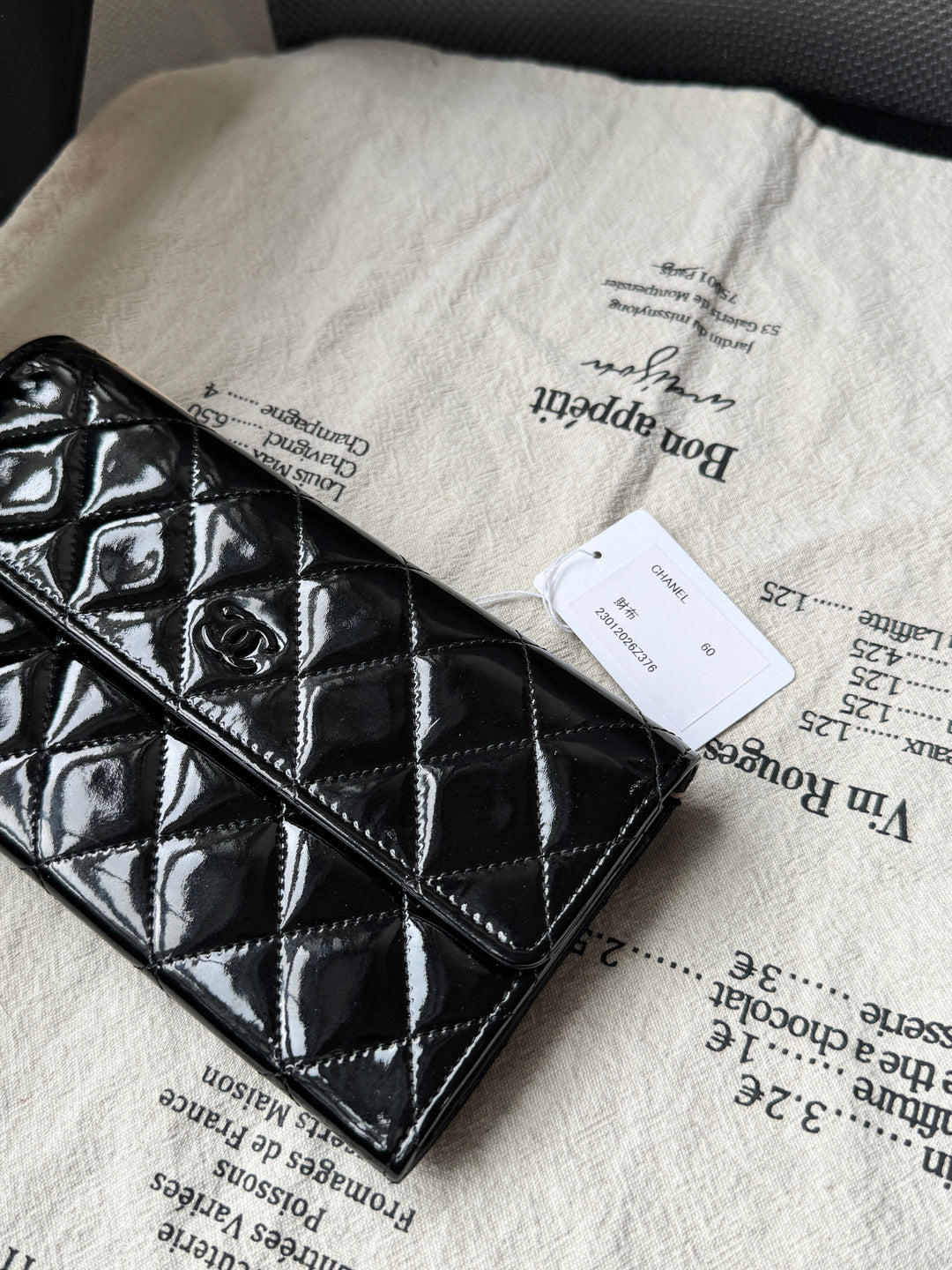 Chanel So Black Long Wallet 🖤✨