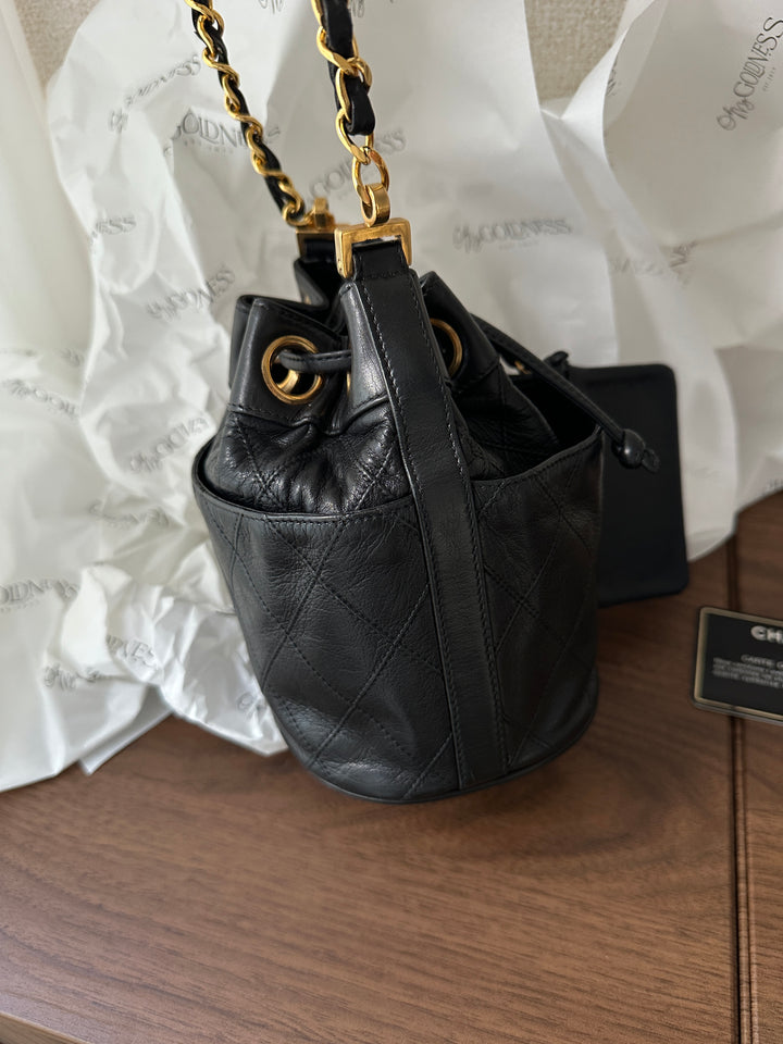 Chanel Mini Bucket Bag 🖤 | The Perfect Balance of Edge and Elegance