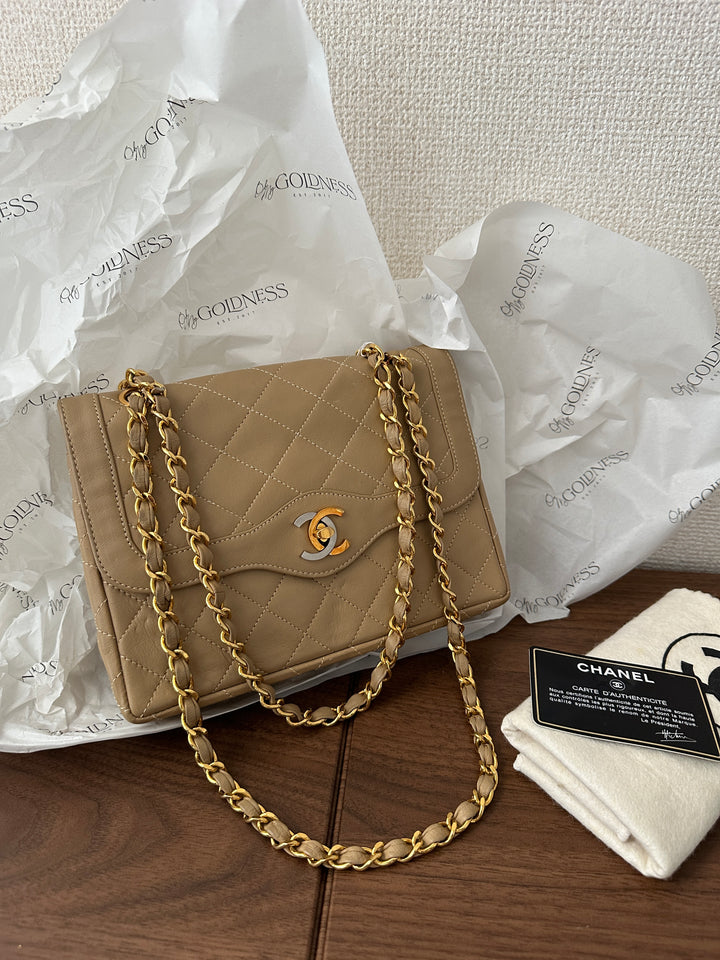 Chanel CF Double Flap “Paris Exclusive” Mini 🤎 | Rare Milk Tea Perfection