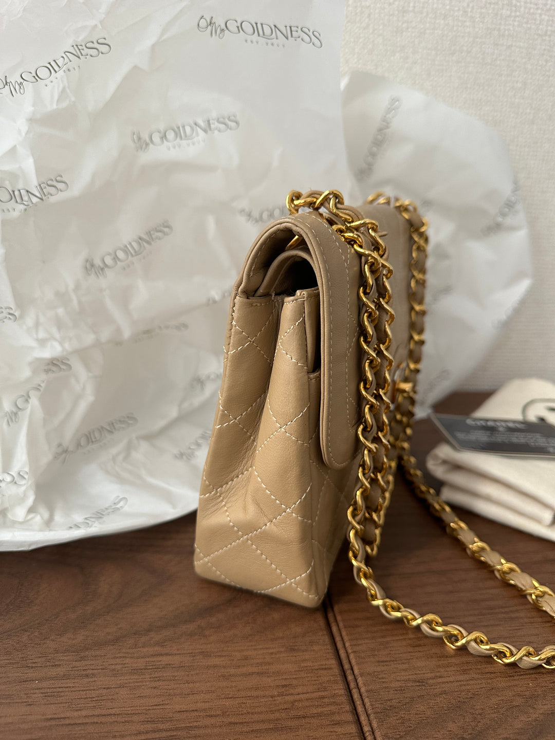 Chanel CF Double Flap “Paris Exclusive” Mini 🤎 | Rare Milk Tea Perfection