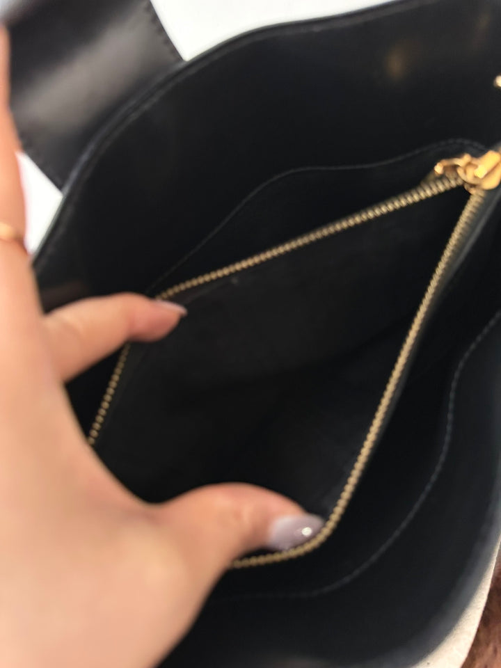 CELINE Macadam Small Tote / Shoulder Bag 🖤✨｜Rare Petite Size × Classic Gold Ring Details × Excellent Condition