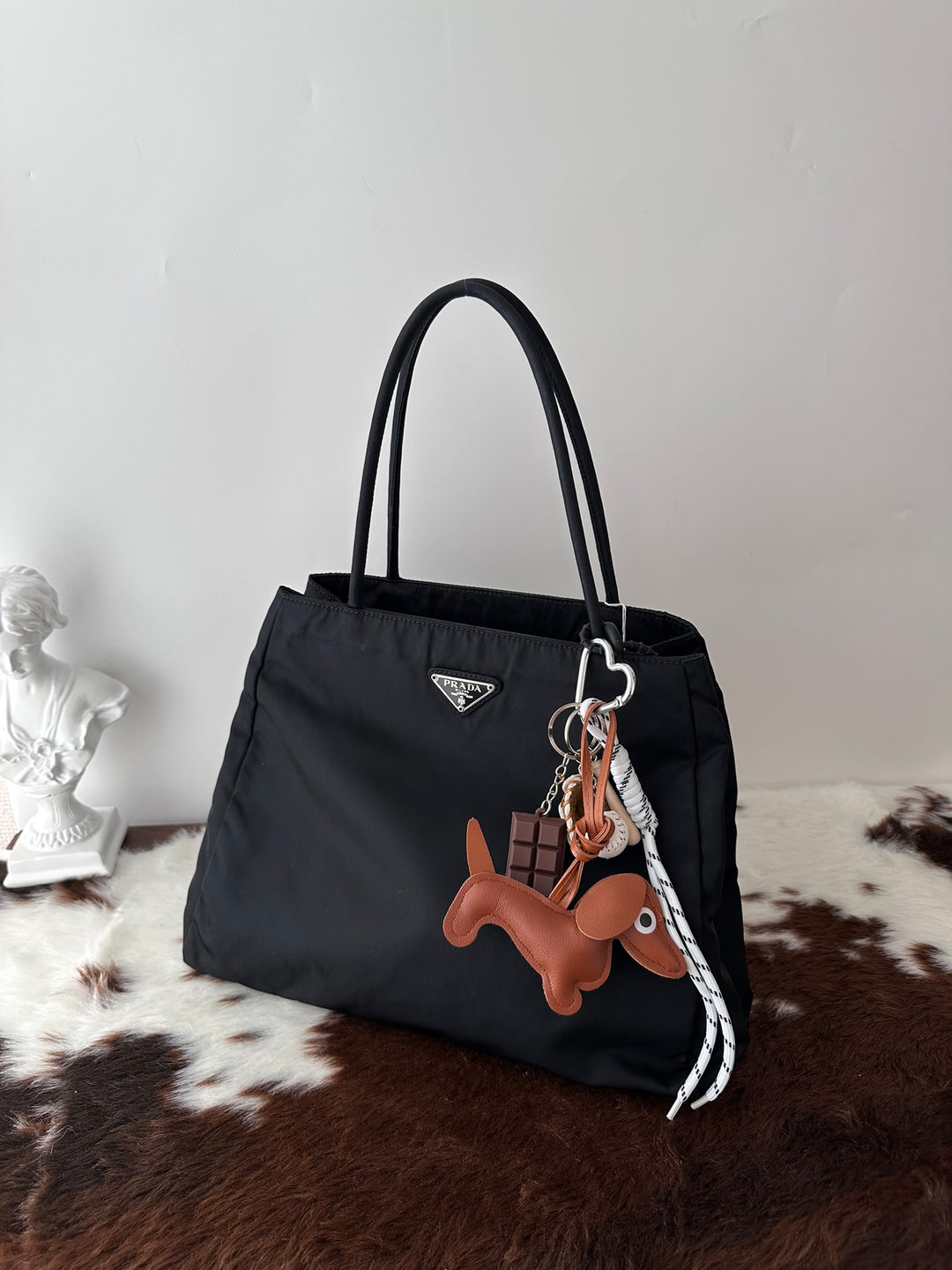 Prada Nylon Small Tote Bag 🖤｜Lightweight Nylon × Shoulder Carry × Everyday Work Bag