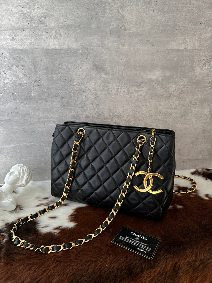 CHANEL Large CC East-West Chain Bag 🖤｜Preserved Condition × Card &amp; Sticker × Small Size