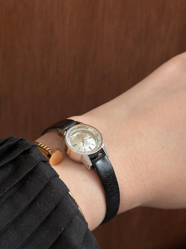 OMEGA Mini Crystal Candy Watch 💛｜Vintage Collectible × Mini Dial × With Box