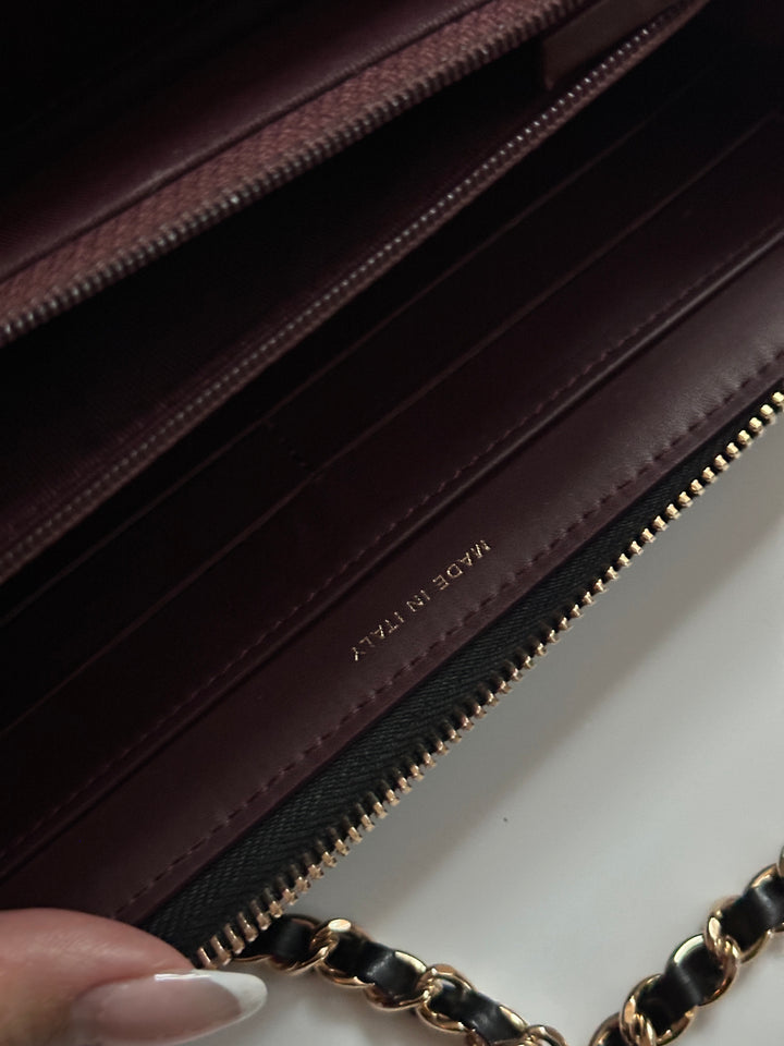 Chanel Caviar Leather Long Wallet on Chain 🖤 | Timeless Elegance, Everyday Luxury
