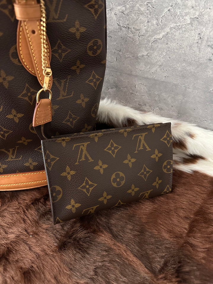 LOUIS VUITTON 🤎 Monogram Bucket Shoulder Bag｜Iconic LV Canvas × Everyday Versatility × Bonus Removable Pouch
