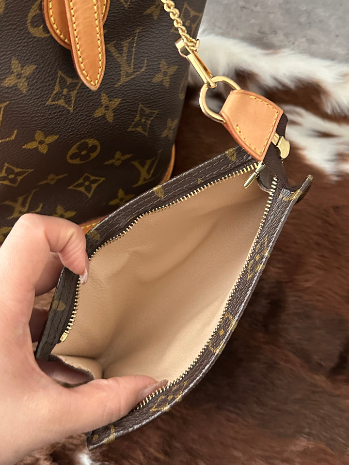 LOUIS VUITTON 🤎 Monogram Bucket Shoulder Bag｜Iconic LV Canvas × Everyday Versatility × Bonus Removable Pouch