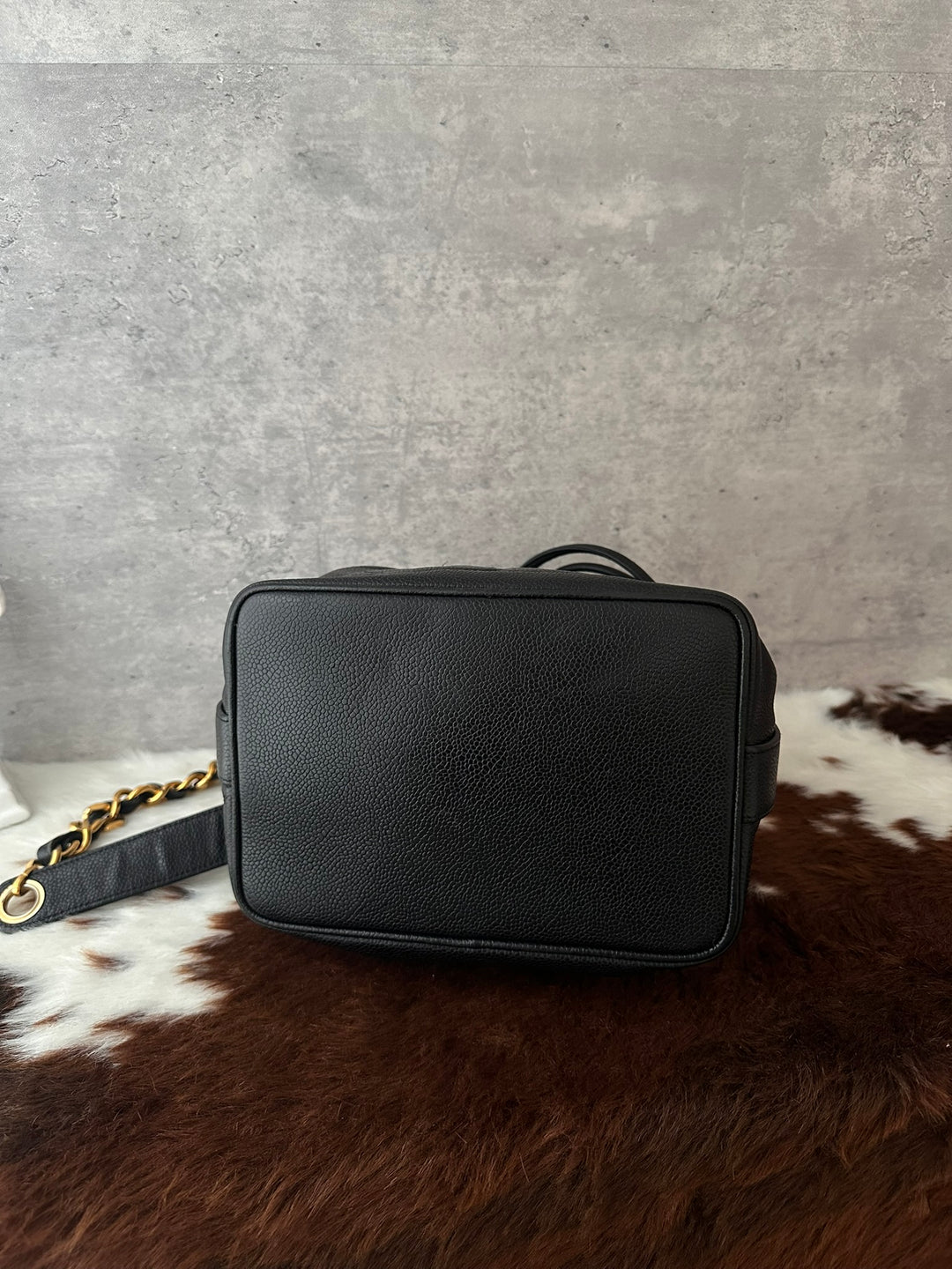 CHANEL Caviar Leather Gold Ball Bucket Bag 🖤｜Small Size × Baby Pouch × Great Capacity