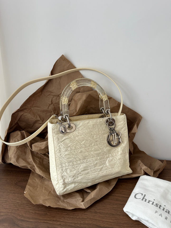 Lady Dior “Crystal Handle” Special Edition 🤍 | Timeless Elegance with a Modern Twist