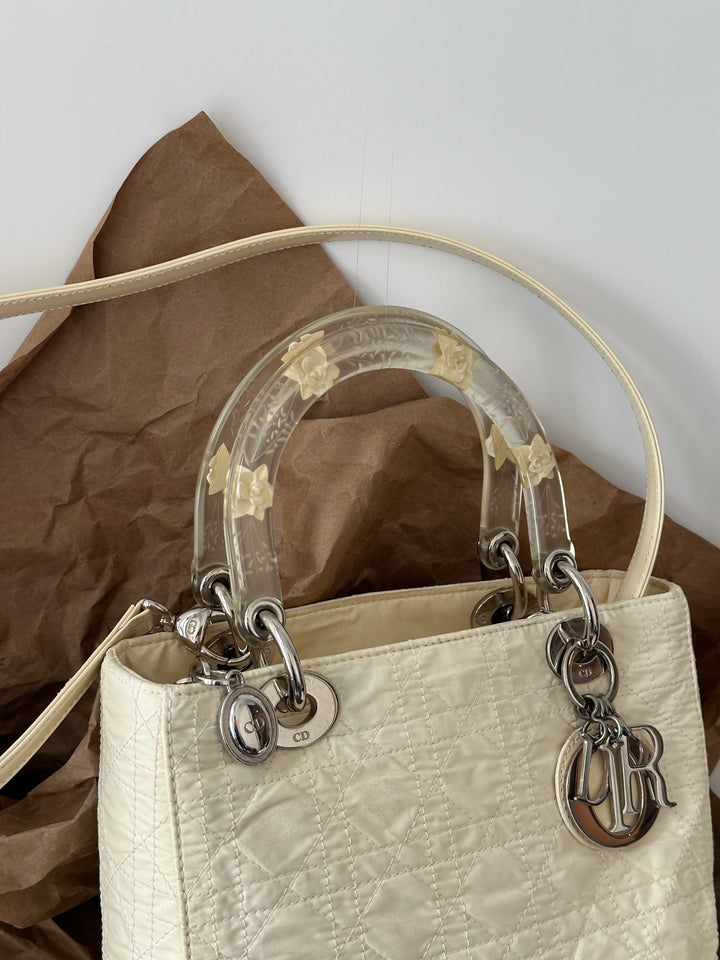 Lady Dior “Crystal Handle” Special Edition 🤍 | Timeless Elegance with a Modern Twist