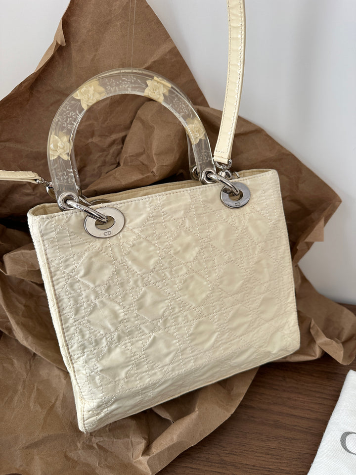 Lady Dior “Crystal Handle” Special Edition 🤍 | Timeless Elegance with a Modern Twist