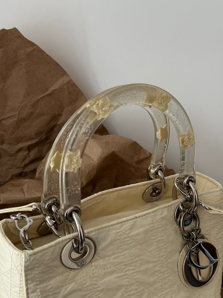 Lady Dior “Crystal Handle” Special Edition 🤍 | Timeless Elegance with a Modern Twist