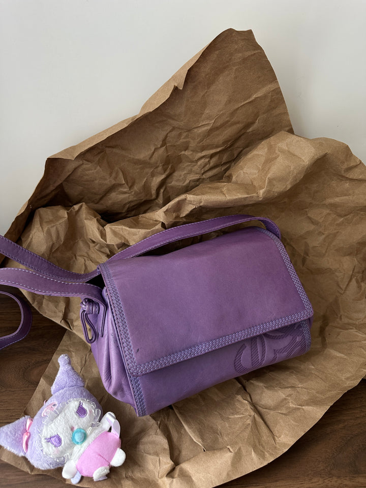 Loewe Lambskin Crossbody 💜 | Soft, Playful, and Perfectly Chic