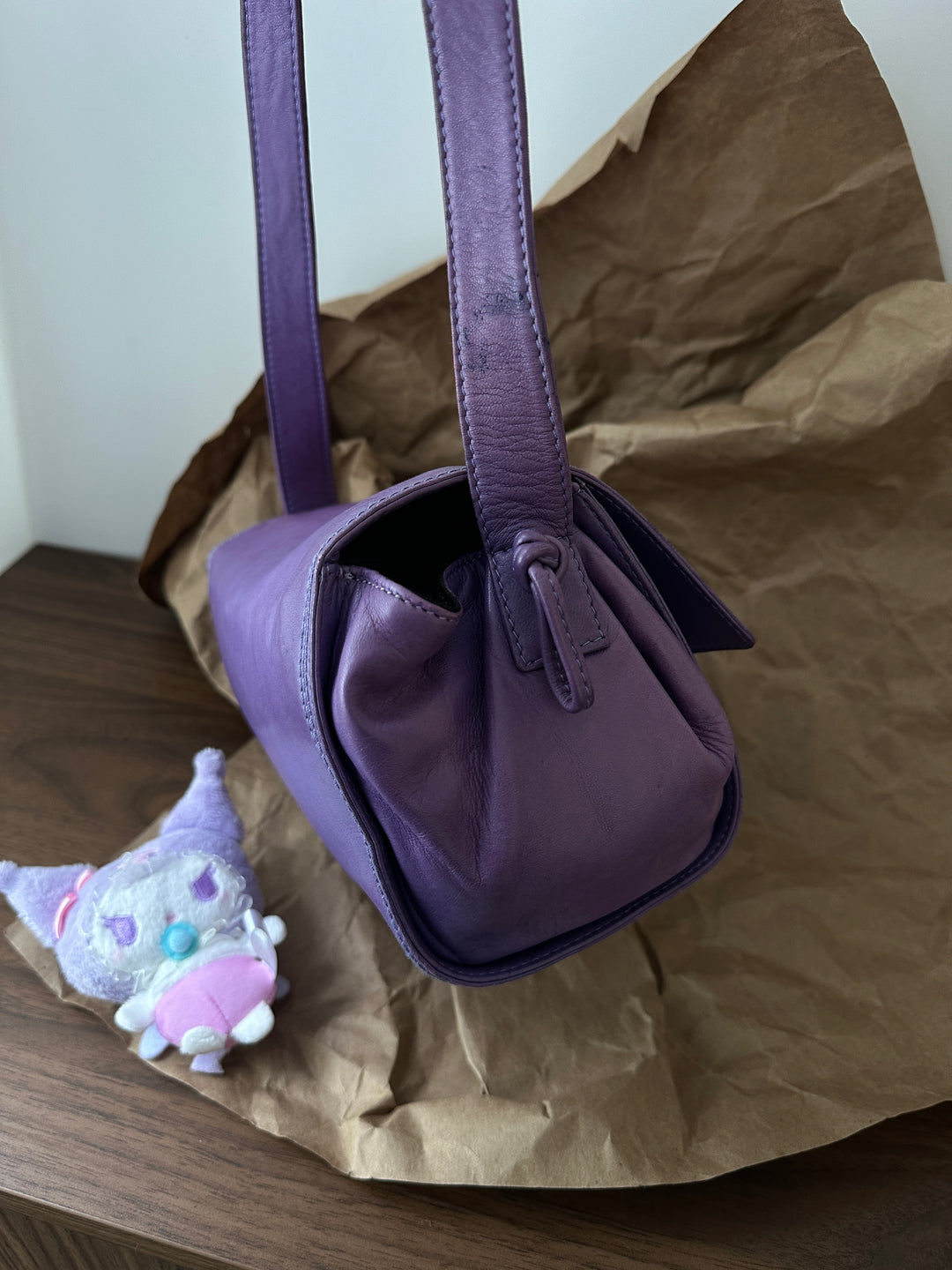 Loewe Lambskin Crossbody 💜 | Soft, Playful, and Perfectly Chic