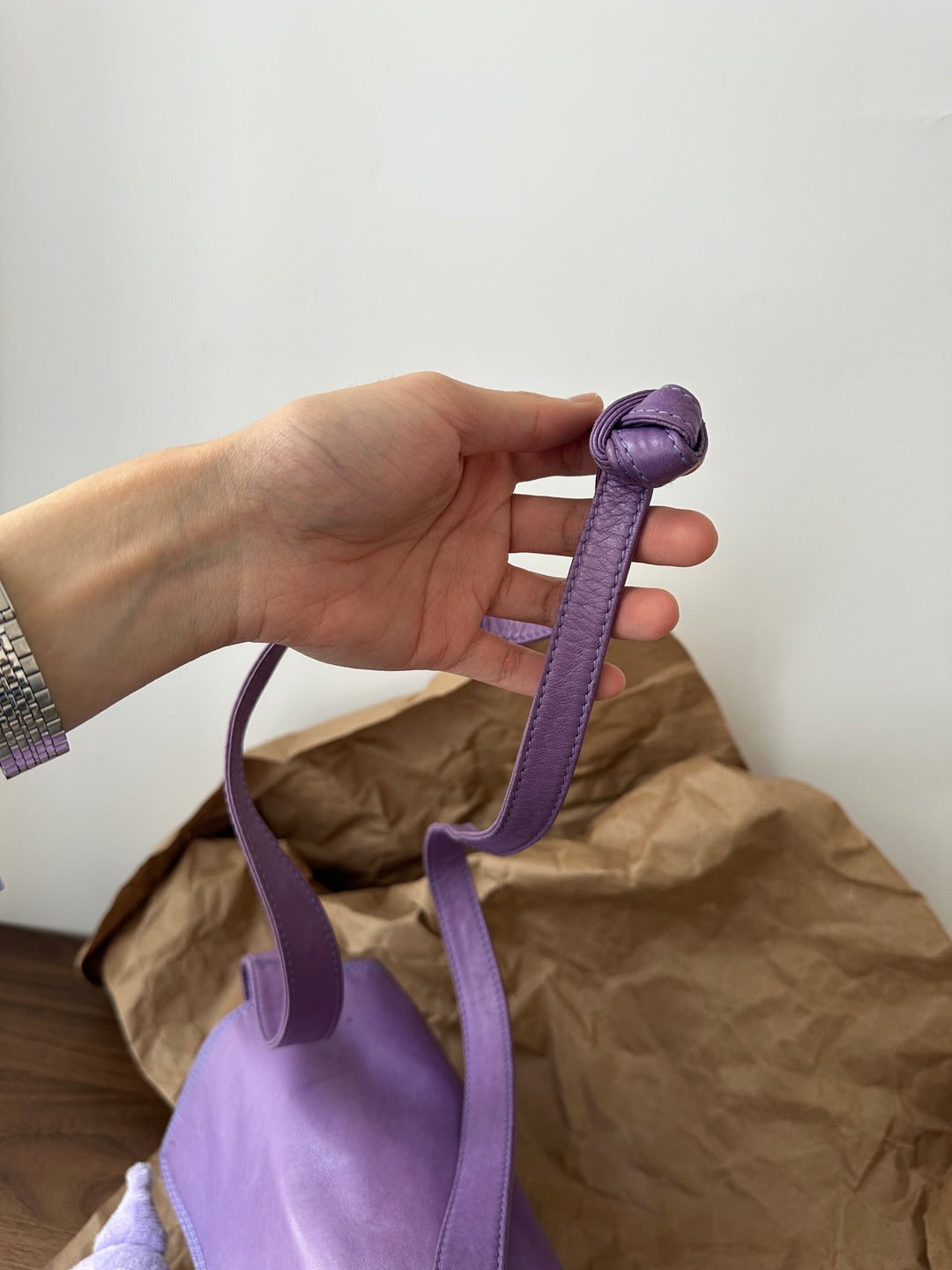 Loewe Lambskin Crossbody 💜 | Soft, Playful, and Perfectly Chic