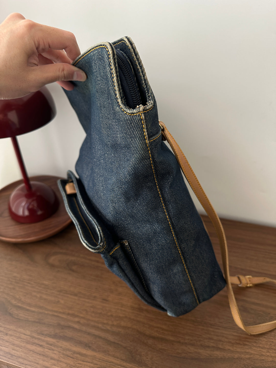 Christian Dior Denim Backpack 💙 | Casual Chic with a Parisian Twist