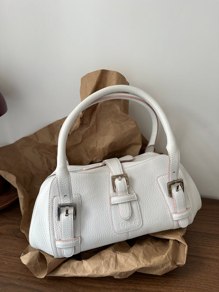 Loewe All-White UFO Bag 🤍 | Clean Lines, Playful Spirit