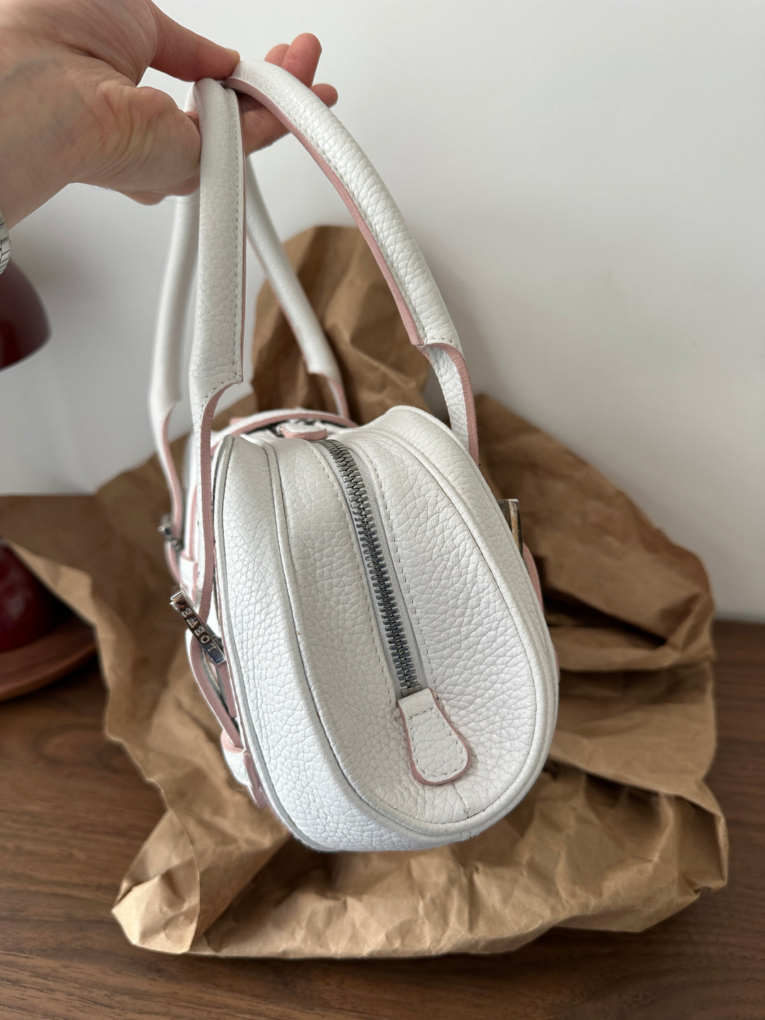 Loewe All-White UFO Bag 🤍 | Clean Lines, Playful Spirit