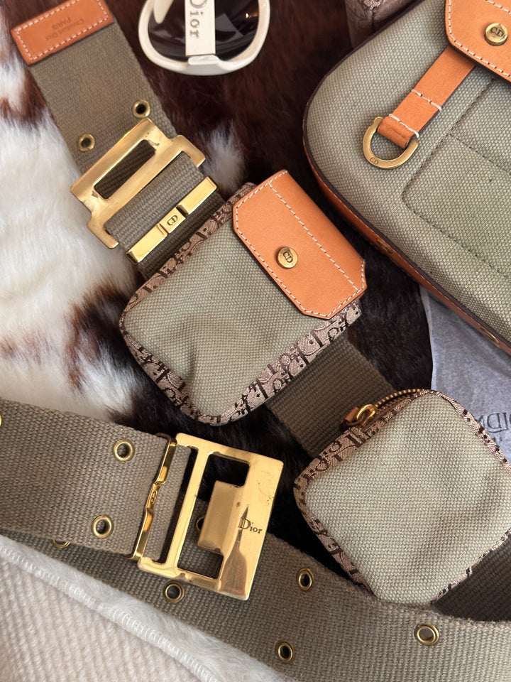 Dior Vintage Punk Hobo + Strap Set 🖤 | Galliano Era Icon Reborn