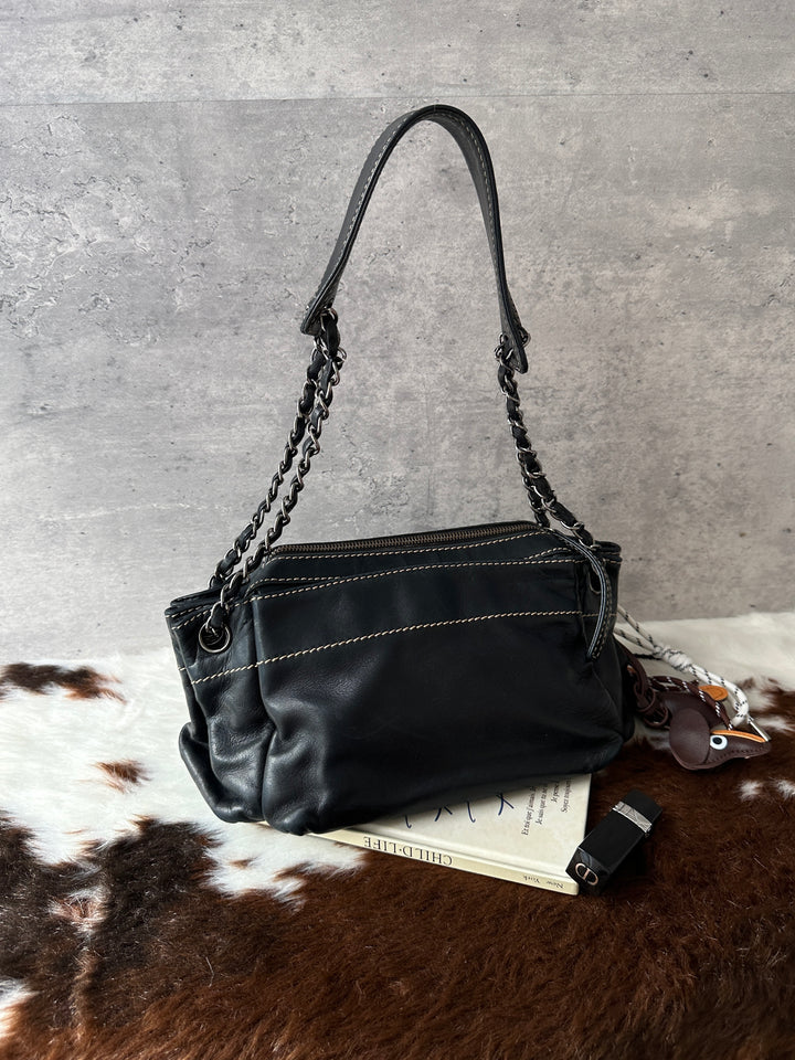CHANEL Calfskin Chain Shoulder Bag 🖤｜Practical Daily Size × Shoulder-Friendly × Great Price
