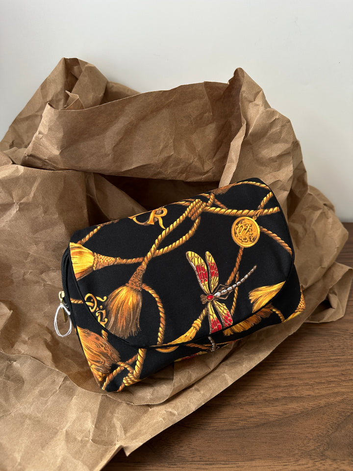 Dior “Pumpkin Carriage” Pouch 🎃🐎 | Whimsical Elegance in Classic Dior Style