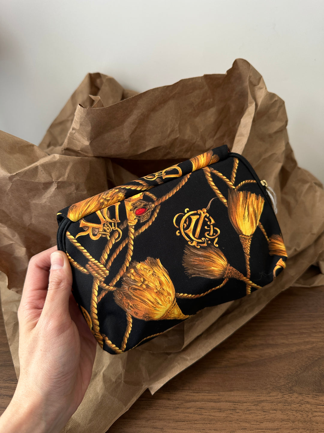 Dior “Pumpkin Carriage” Pouch 🎃🐎 | Whimsical Elegance in Classic Dior Style