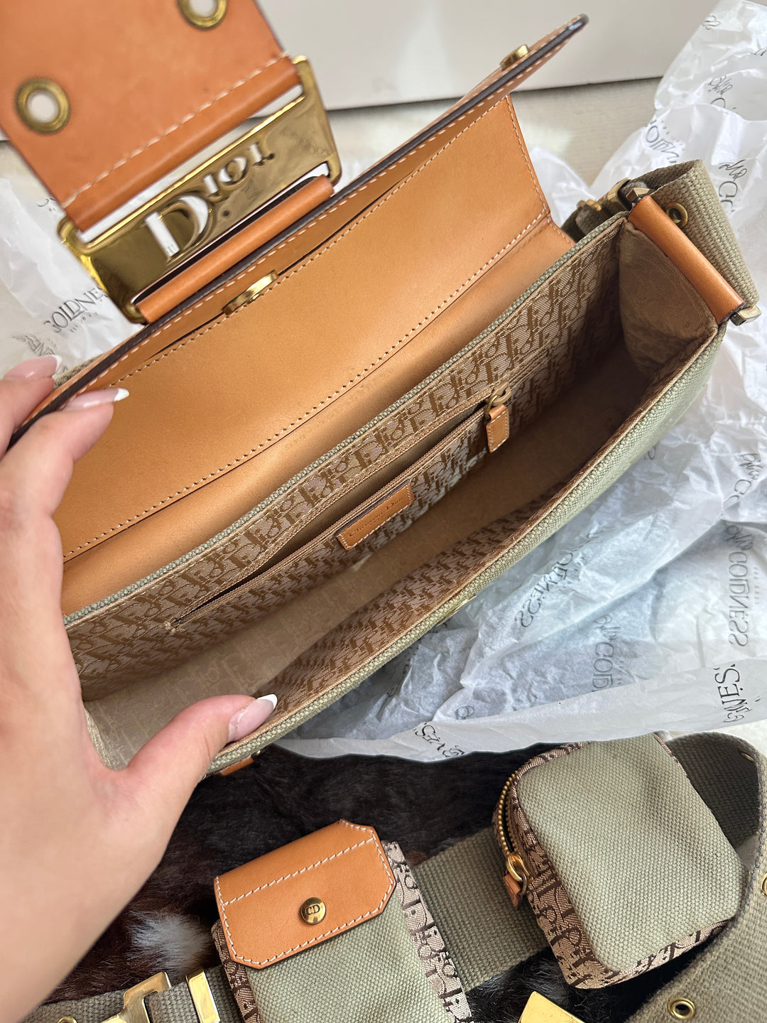 Dior Vintage Punk Hobo + Strap Set 🖤 | Galliano Era Icon Reborn