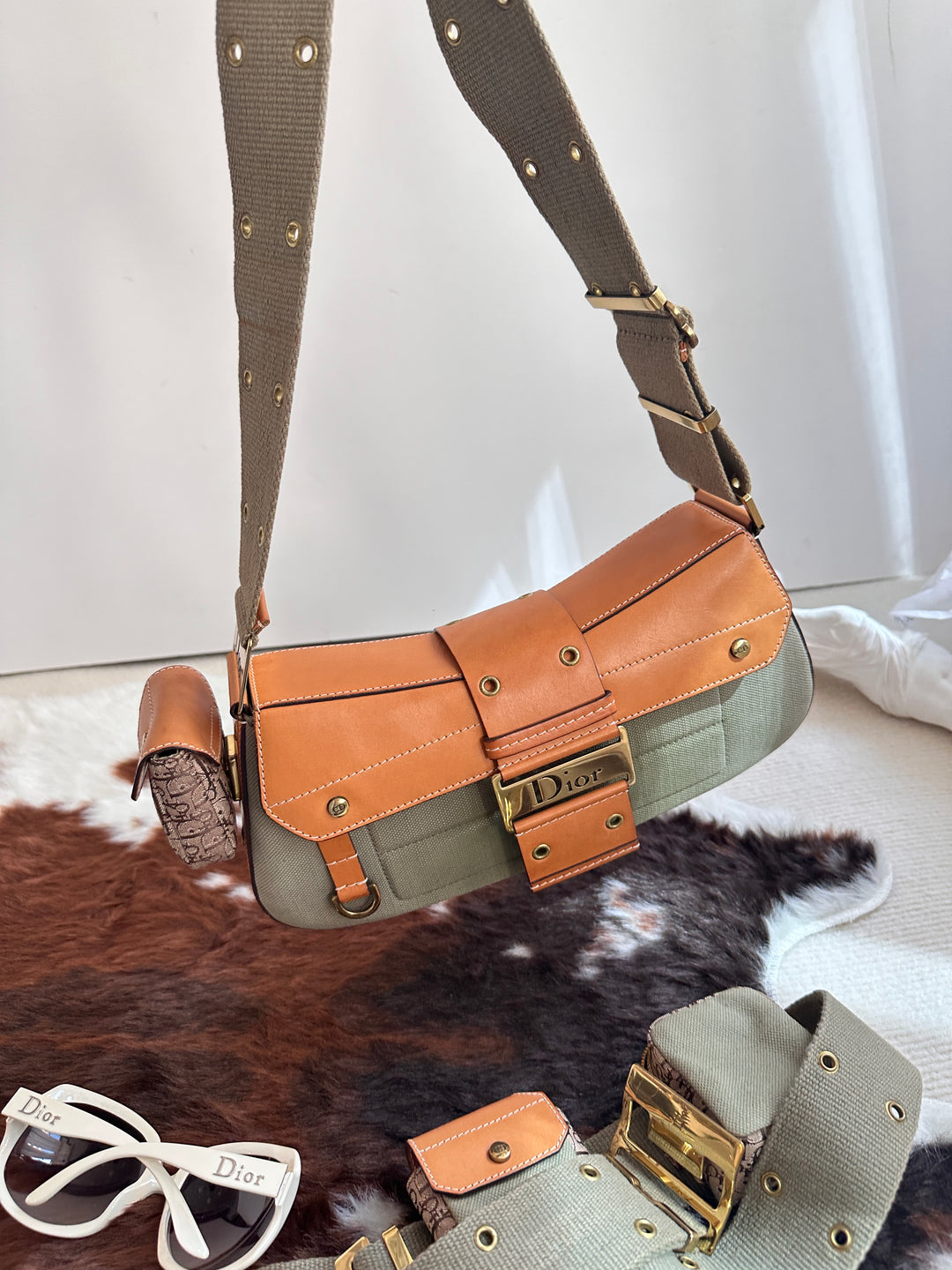 Dior Vintage Punk Hobo + Strap Set 🖤 | Galliano Era Icon Reborn