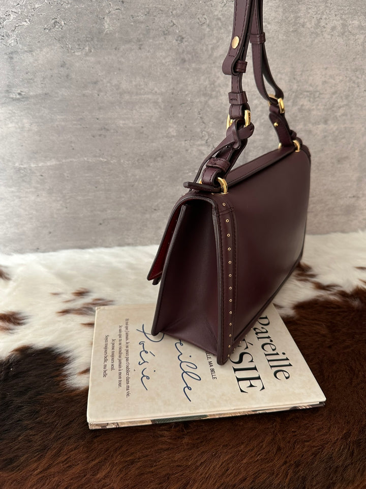 Ferragamo Limited Aileen Gancini Lock Shoulder Bag 🤎｜Rare Limited Series × Logo Lock with Key × Multi-Way Styling