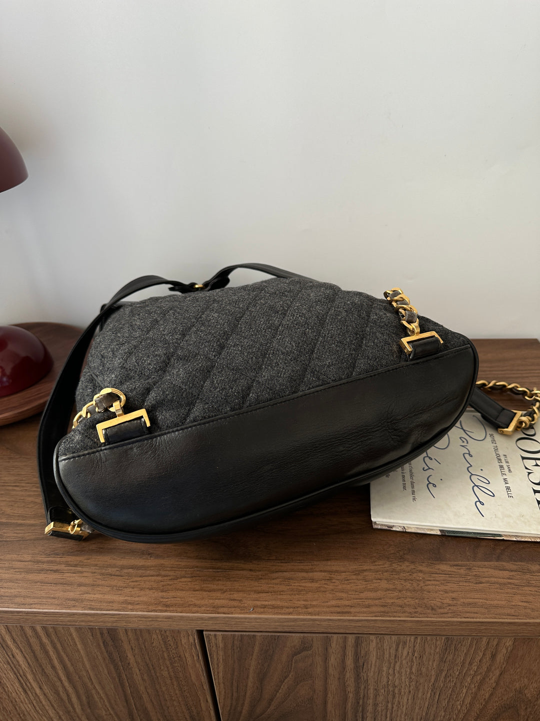 Chanel Large CC Turn Lock Backpack 🖤 | Tweed & Leather Perfection